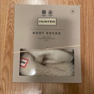 Hunter fleece cuff boot sock